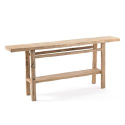 Consola XL de olmo macizo reciclado Sumiko