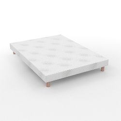 Somier tapizado de 15 lamas flexibles
