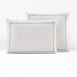 Funda de almohada de algodón y lino, Eleanor