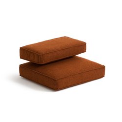 Cojines de poliester trenzado chiné para sillón, Dilma