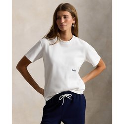 Camiseta de manga corta y cuello redondo con gran logotipo en la espalda