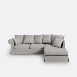 Sofá cama rinconero de algodón, Adelia