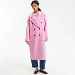 Abrigo oversize en mezcla de lana, Signature MARTIAL