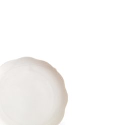 Lote de 4 platos de pan de porcelana, Hirène