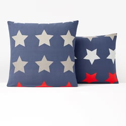 Funda de almohada de algodón Stars