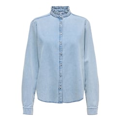 Camisa vaquera con cuello alto