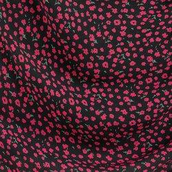 Falda corta y fluida, estampado floral