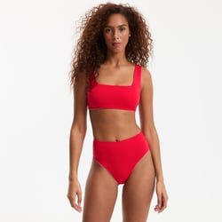 Braguita de bikini reversible de talle alto