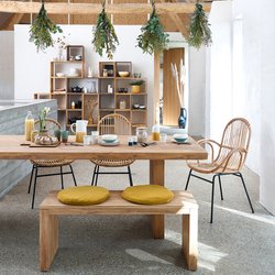 Mesa comedor rectangular 8/10 plazas, Malu