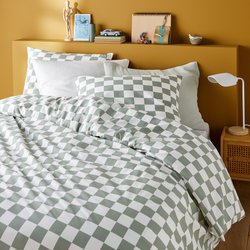 Juego de cama de algodón, funda de almohada rectangular, Miley