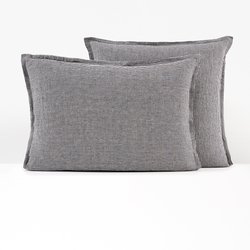 Funda de almohada infantil de lino lavado, Linot Carreaux