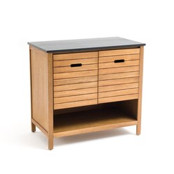 Mueble de tocador Saturne, Acacia, 90 cm
