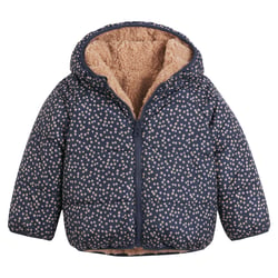Chaqueta acolchada cálida con capucha reversible
