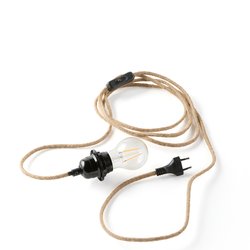 Cable eléctrico para aplique E27, Baulind