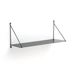 Estantería de pared metálica de acero, an. 60 cm, Spirollo