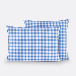 Funda de almohada de algodón, Veldi Bleu