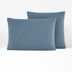 Funda de almohada de gasa de algodón/algodón lavado, Kumco