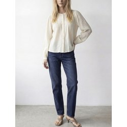 Blusa con cuello mao