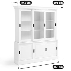 Aparador buffet de pino macizo y MDF