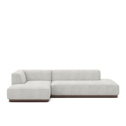 Sofá rinconero XL tela jaspeada, Jacopo