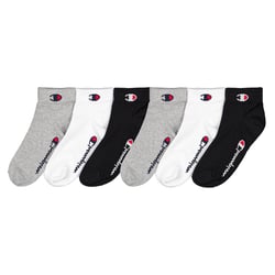 Lote de 6 pares de calcetines bajos lisos
