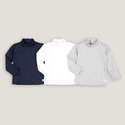 Lote de 3 camisetas de cuello vuelto