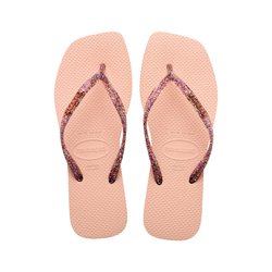 Chanclas Slim Square Logo Metallic