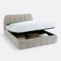Cama con canapé abatible y somier, NURIA