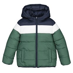 Chaqueta acolchada cálida con capucha reversible