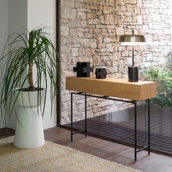 Objeto decorativo cubo de madera, modelo pequeño Mekubo