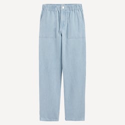 Pantalón ancho a rayas