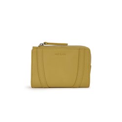 Cartera de piel ROZA con cremallera
