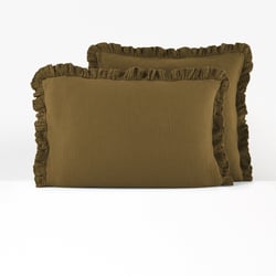 Funda de almohada infantil lisa de gasa de algodón, Kumla