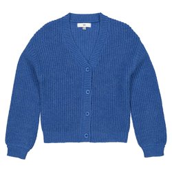 Chaqueta de punto grueso abotonada