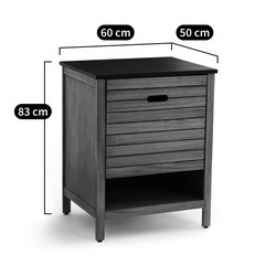 Mueble para lavabo Saturne de acacia, 60 cm