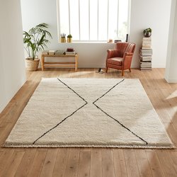 Alfombra estilo bereber XL, Luna