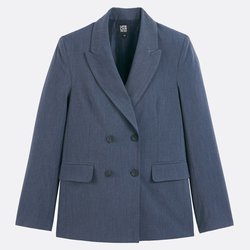 Blazer larga cruzada oversize