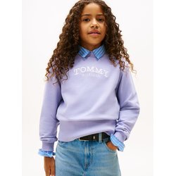 Sudadera de felpa con cuello redondo