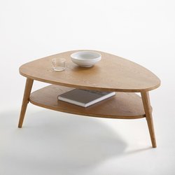 Mesa de centro vintage con doble tablero, Quilda