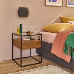 Mesita de noche con 1 cajón Agura