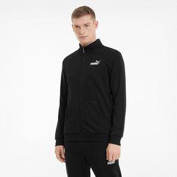 Sudadera con cremallera y pequeño logo esencial