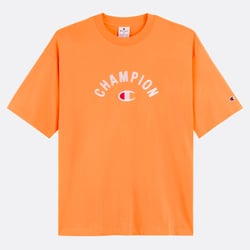 Camiseta de manga corta con logo en semicírculo