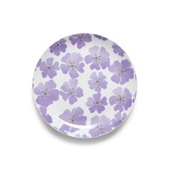 Lote de 4 platos de postre de porcelana, Delila