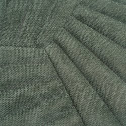 Puf cilíndrico de tejido texturizado cosido, Jimi