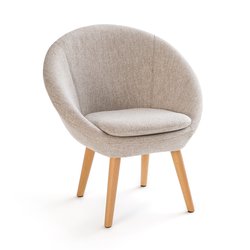 Sillón esférico con estructura de haya maciza Jimi