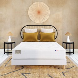 Somier tapizado deco de 18 lamas flexibles - 3 zonas