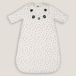 Saco de dormir de invierno en percal de algodón con panda