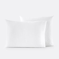 Funda de almohada de algodón, estampado vegetal jacquard, Miren