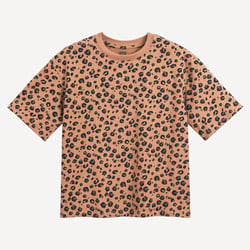 Camiseta de manga corta con estampado animal 18 meses-14 años