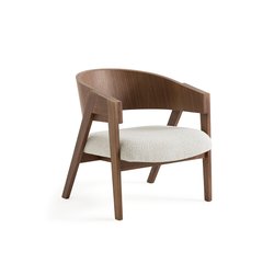 Sillón de nogal y tejido de rizo, Charly